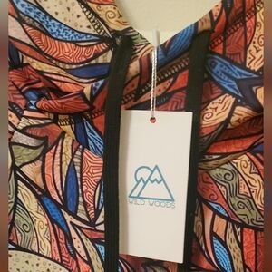 NWT Wild Woods Unique Hoodie Dress